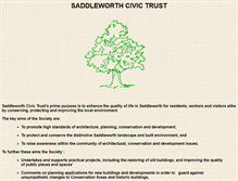 Tablet Screenshot of civictrust.saddleworth.net